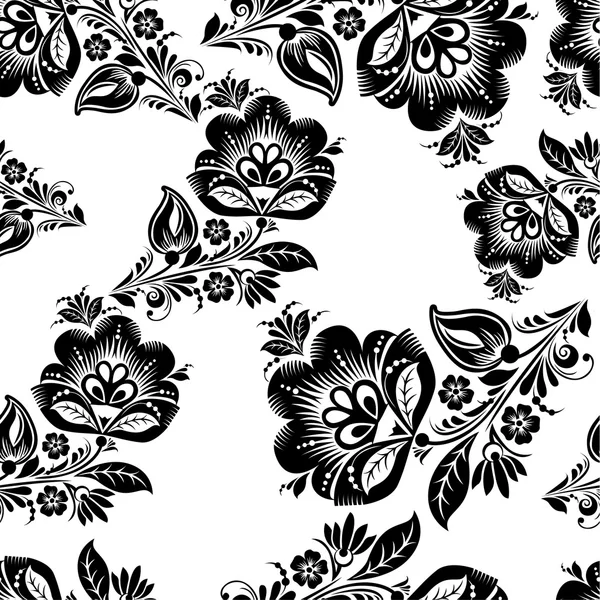 Patrón floral sin costuras romántico . — Vector de stock