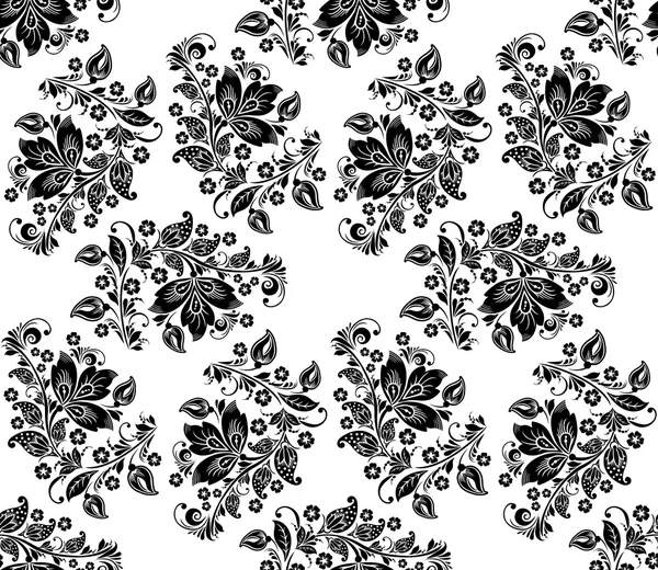 Romantic seamless floral pattern. — Stock Vector