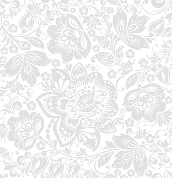 Vector fundo floral sem costura — Vetor de Stock