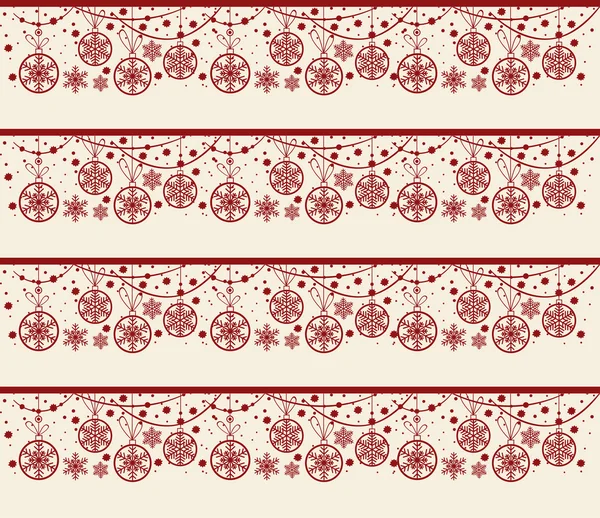 Seamless winter pattern with snowflakes — Stock Vector