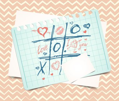 Sevgililer Günü kartı.