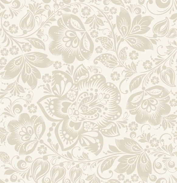 Vector Floral vintage rustique motif sans couture — Image vectorielle