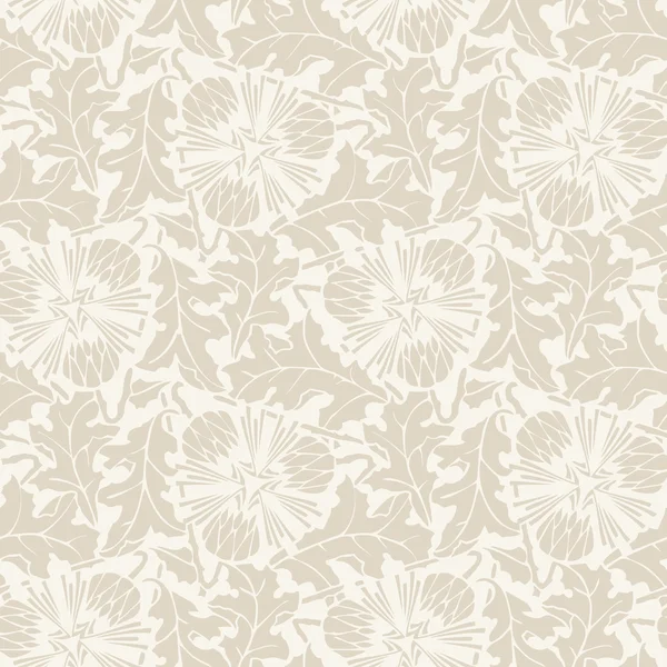 Vector vintage rustika sömlös blommönster — Stock vektor