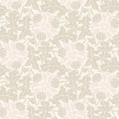 Vektör çiçek vintage rustik seamless modeli