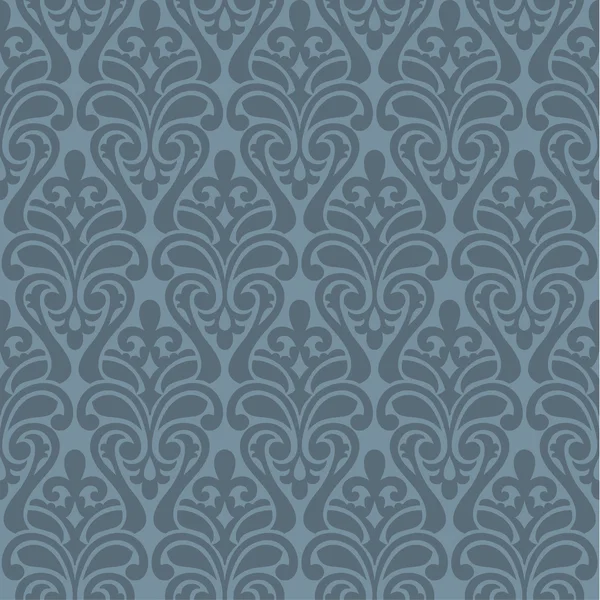 Padrão de fundo sem costura Ikat Damask — Vetor de Stock