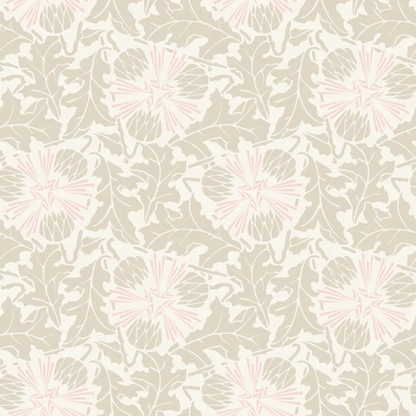 Vector Floral vintage rustique motif sans couture — Image vectorielle