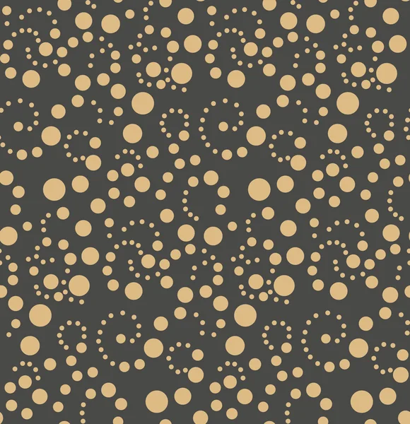 Naadloze polka dot blauwe patroon met cirkels. vector — Stockvector