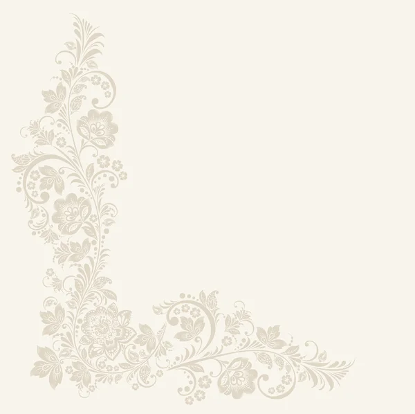 Fond floral vectoriel. Ornement traditionnel russe Hohloma . — Image vectorielle