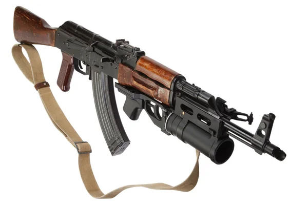 Kalashnikov met gp-25 granaatwerper — Stockfoto