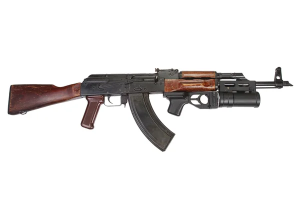 Kalashnikov met gp-25 granaatwerper — Stockfoto