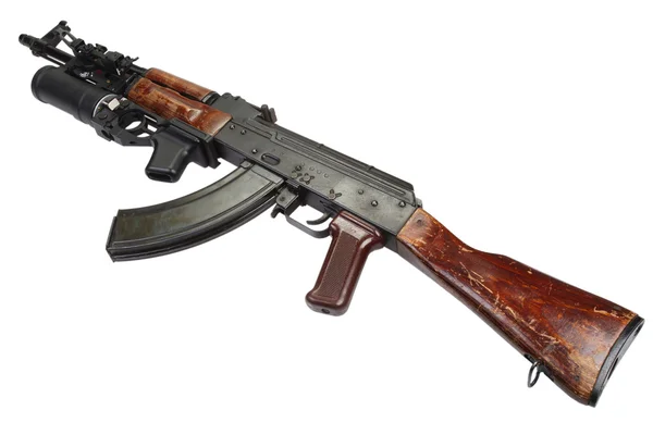 Kalashnikov med gp-25 granatkastare — Stockfoto