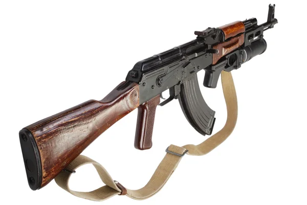 Kalashnikov met gp-25 granaatwerper — Stockfoto