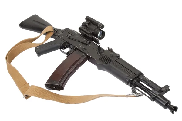 Rifle Kalashnikov con mira óptica —  Fotos de Stock