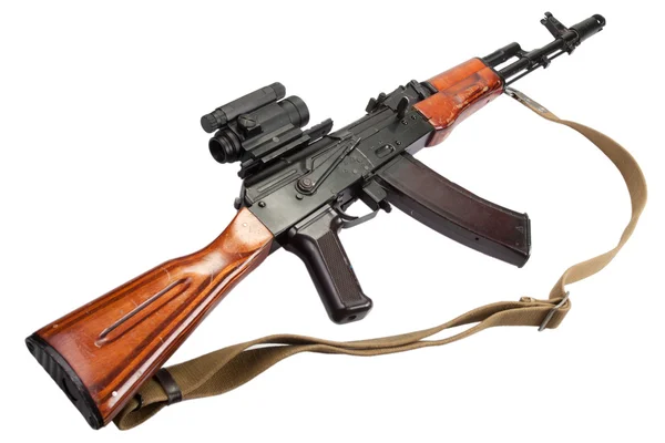 Kalaschnikow-Gewehr mit optischem Visier — Stockfoto