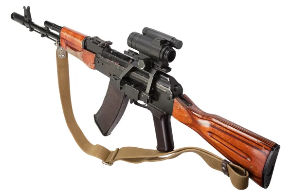 Kalashnikov rifle with optic sight — Stock Photo, Image