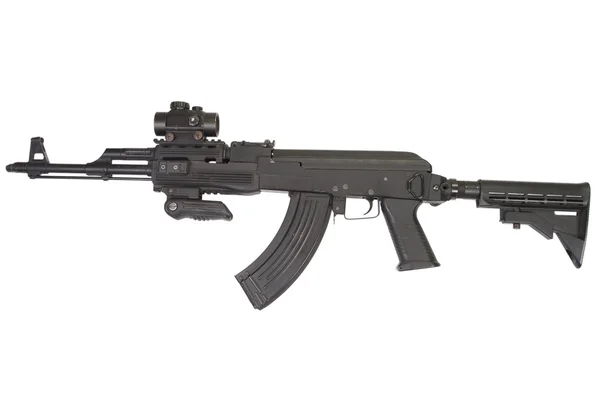 Moderne kalashnikov ak47 met tactische accessoires — Stockfoto