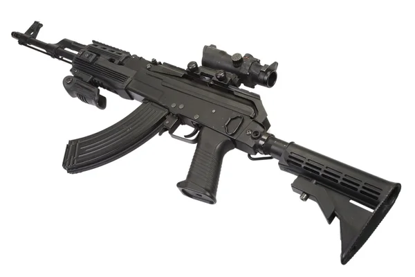 Moderne Kalaschnikow ak47 mit taktischem Zubehör — Stockfoto