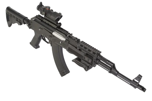 Moderne Kalaschnikow ak47 mit taktischem Zubehör — Stockfoto