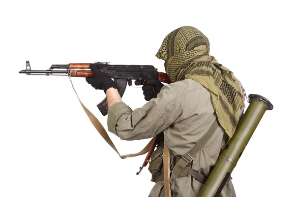 Mercenario con AK 47 — Foto Stock