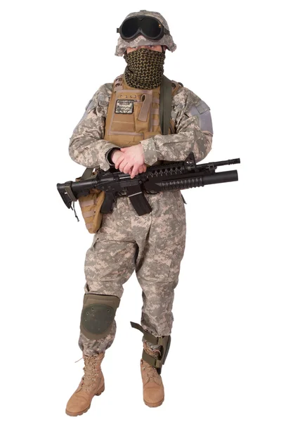 Солдат армии США — стоковое фото