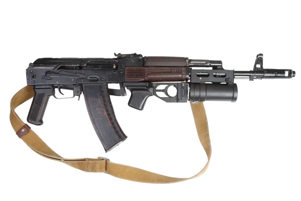 AK z granatnika gp-25 — Zdjęcie stockowe