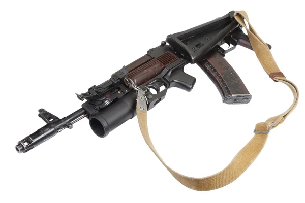 AK z granatnika gp-25 — Zdjęcie stockowe