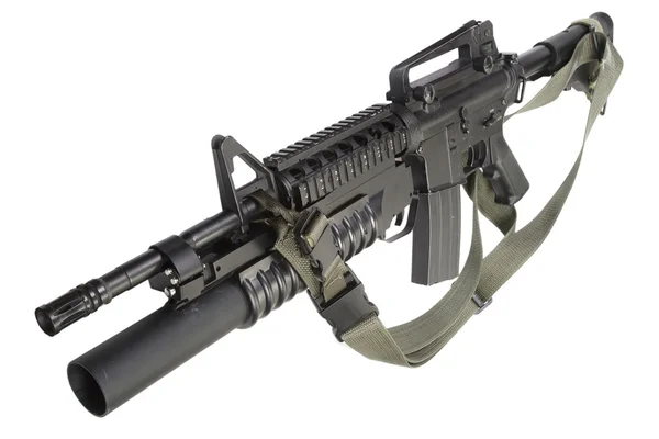 M4 carbine with M203 grenade launcher — Stock Photo, Image