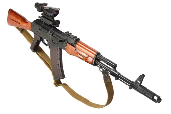 Kalashnikov ak 47 con vista óptica —  Fotos de Stock