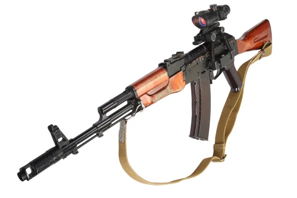 Kalashnikov ak 47 광섬유 시력 — 스톡 사진