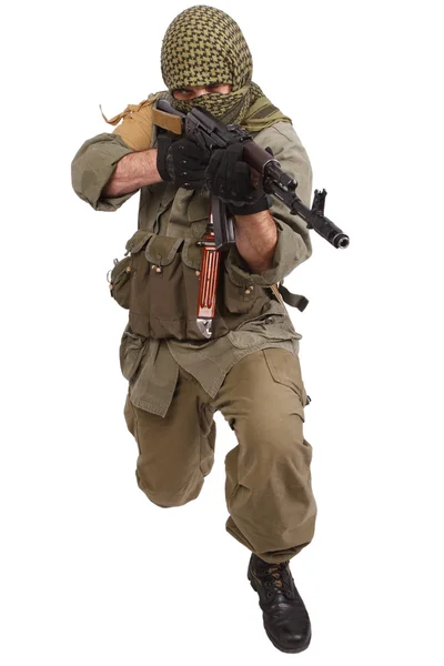 Rebel with AK 47 — Stock Photo, Image