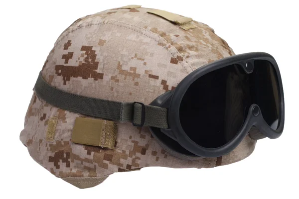 Us marines kevlar helmet — Stock Photo, Image