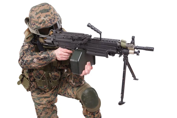 US marines géppuska — Stock Fotó