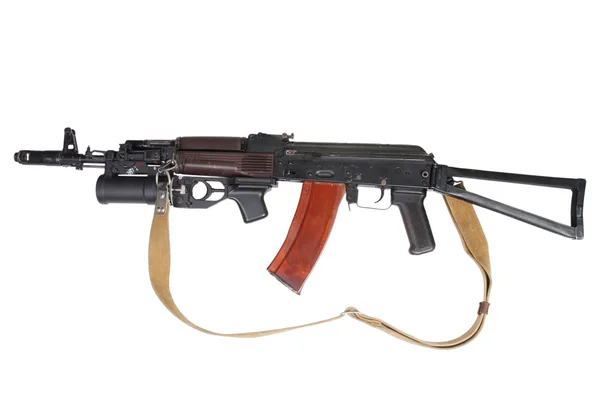 Kalashnikov ak med gp-25 granatkastare — 图库照片