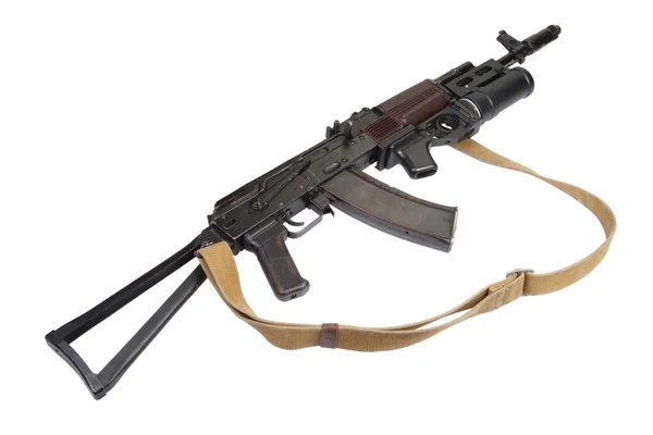 Kalašnikov ak s gp-25 granátomet — Stock fotografie