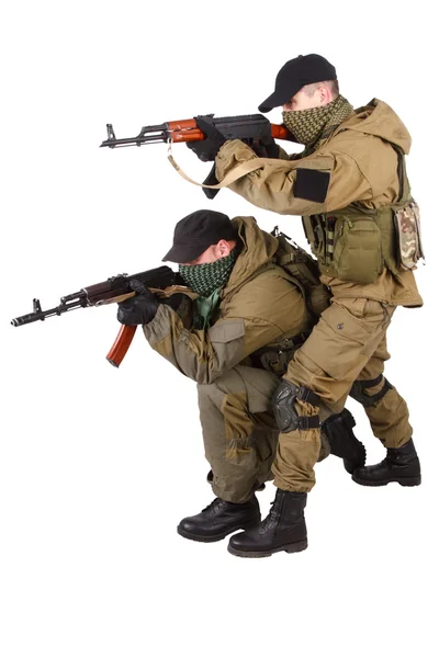 Insurgents with AK 47 — Stock Photo, Image