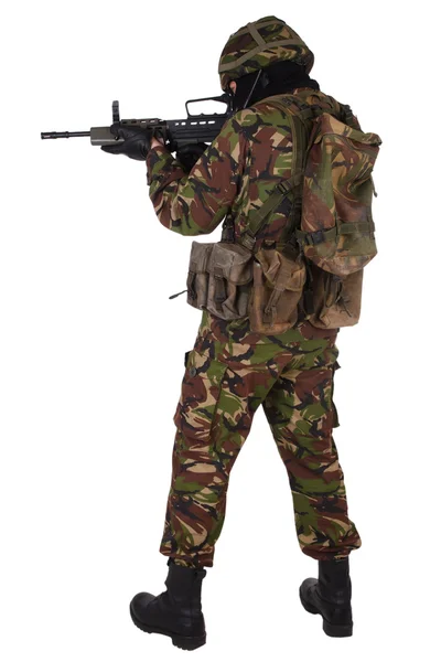 Brit hadsereg katona — Stock Fotó