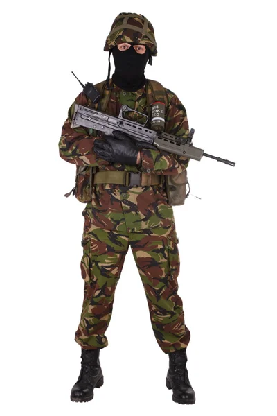 Żołnierz armii brytyjskiej — Zdjęcie stockowe