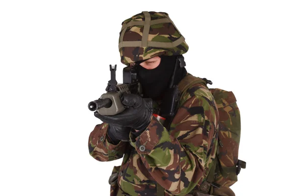 Britischer Armeesoldat — Stockfoto