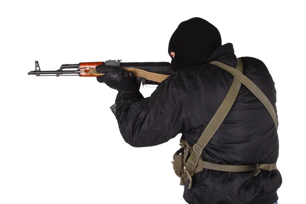 Insurgent with AK 47 — Stock Photo, Image