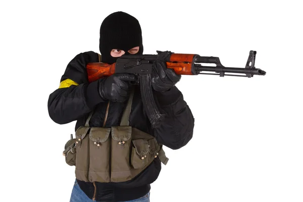 Insurgent with AK 47 — Stock Photo, Image