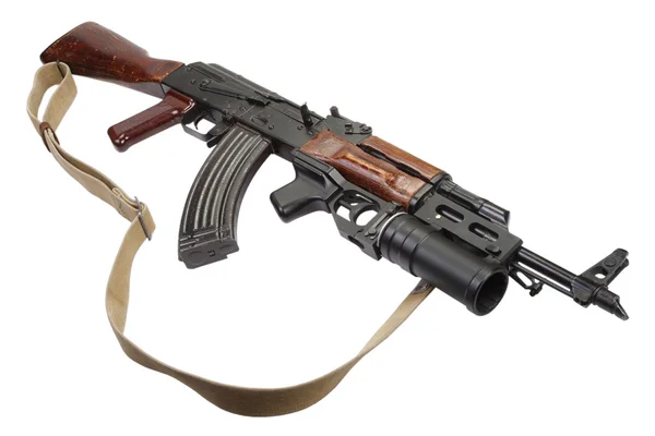 Kalashnikov AK 47 with GP-25 grenade launcher — Stock Photo, Image