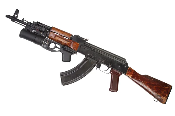 Kalashnikov Ak 47 met Gp-25 granaatwerper — Stockfoto