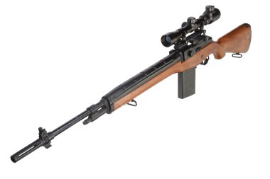 sniper rifle M14 clipart