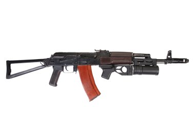 Kalashnikov AK 74  with GP-25 grenade launcher clipart