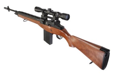 sniper rifle M14 clipart