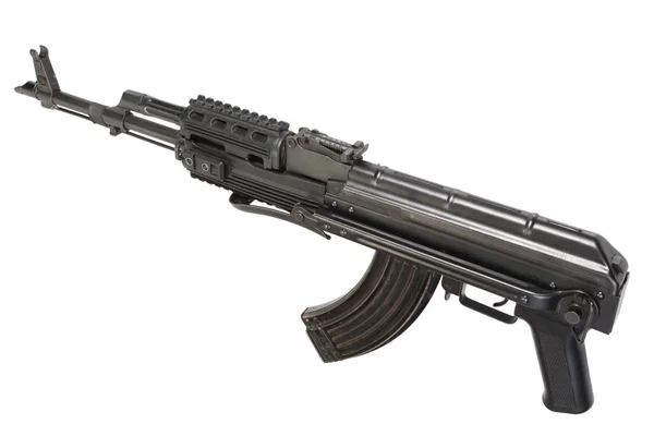 Kalaschnikow ak-47on weißem Hintergrund — Stockfoto