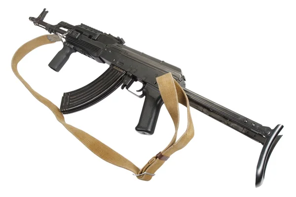 Kałasznikow Ak-47on białe tło — Zdjęcie stockowe