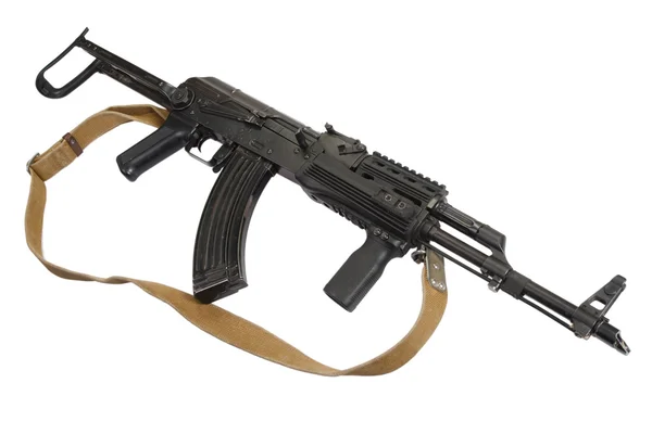 Kalashnikov Ak-47on witte achtergrond — Stockfoto