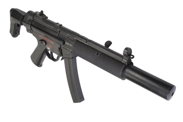 Metralleta MP5 con silenciador —  Fotos de Stock