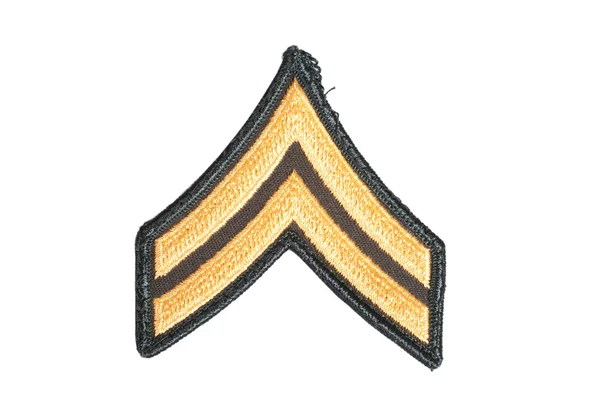 Sergente dell'esercito patch rango — Foto Stock